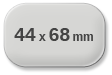 44x68mm eckig with round corners