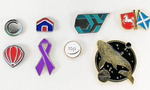 Soft enamel pin