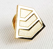 Sandblasted Pin Example