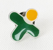 Screen Printed Pin Example