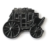 Black Lacquered Pin