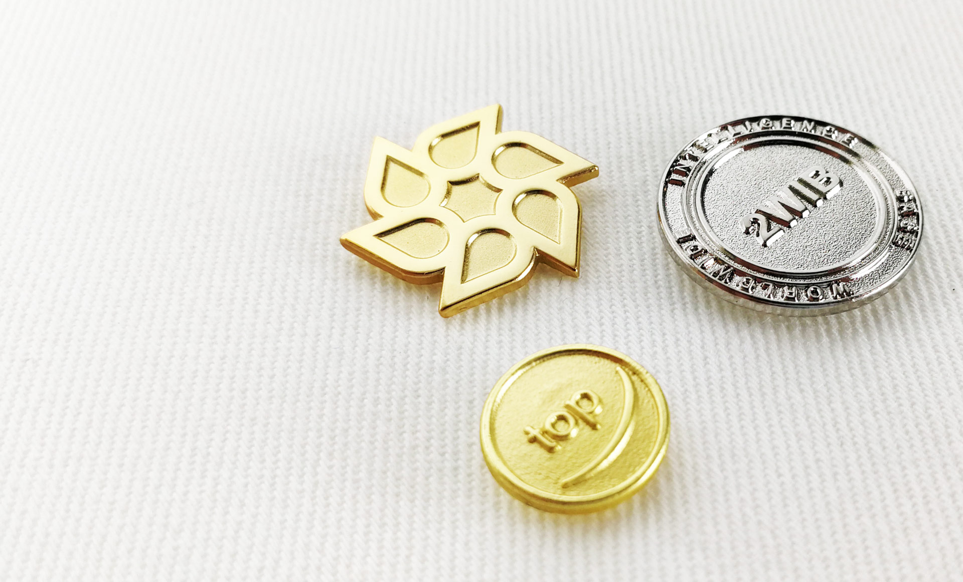 Sandblasted Pins